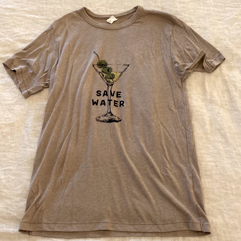 COPY - Friday + Saturday | Save Water Tshirt | Size M | Riffraff